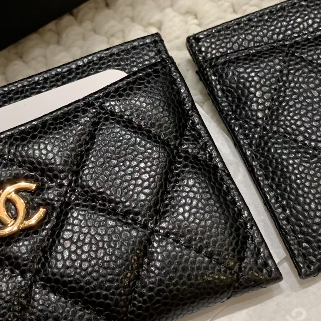 CC Inspired Classic Flat Card Holder Wallet - Gorchic - $70.99