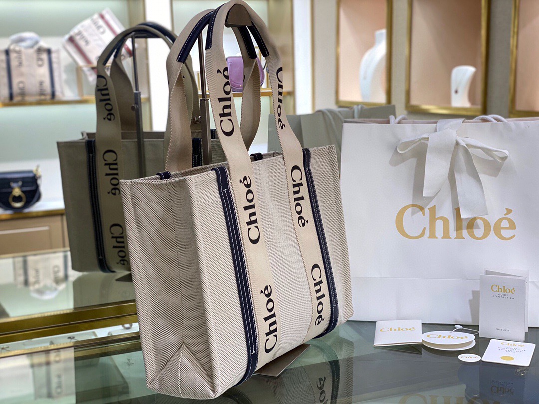 chleo Woody tote bag Medium Size - Bag - Gorchic - $125.99