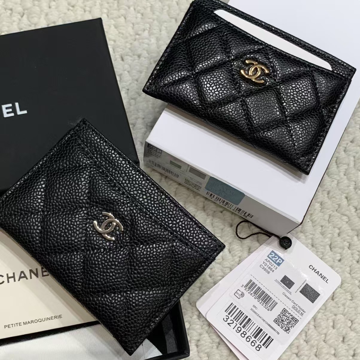 CC Inspired Classic Flat Card Holder Wallet - Gorchic - $70.99