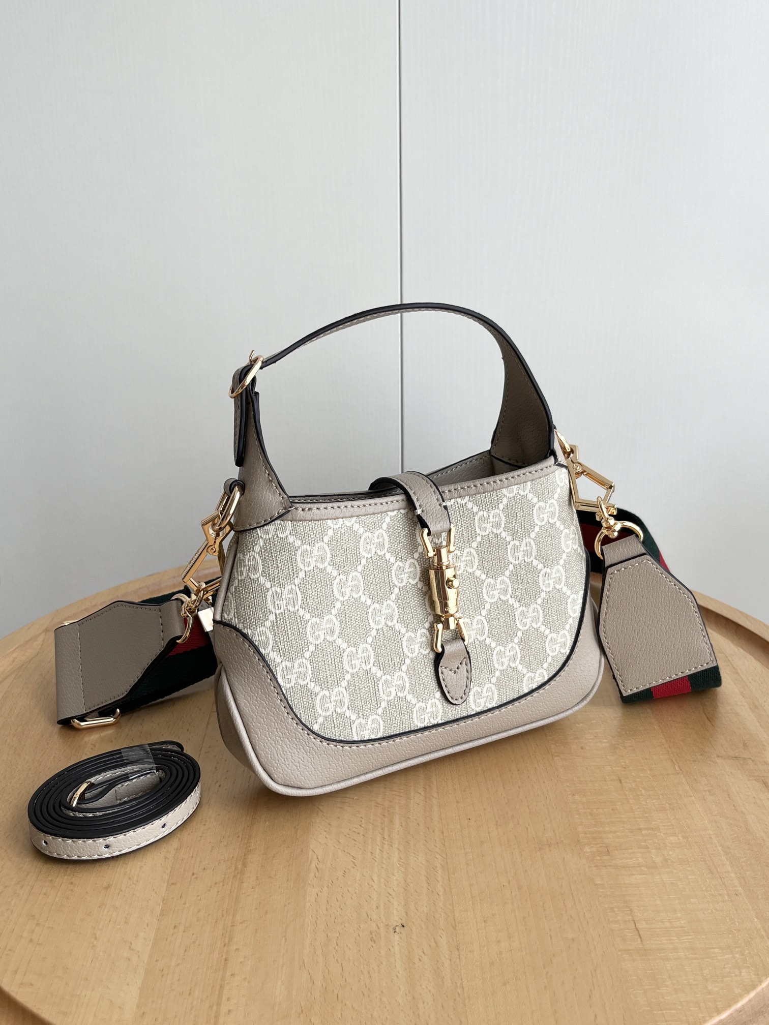 Double-G Jackie 1961 Mini GG And Leather Bag - Gorchic - $121.99