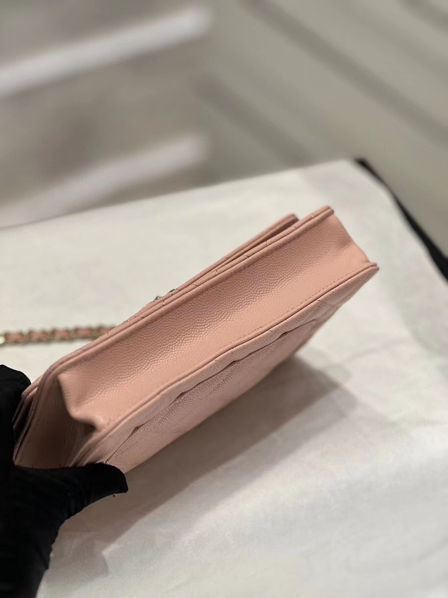 CC Inspired Classic Calfskin Handbags On Golden Chain with Golden Hardware - Bag - Gorchic - $125.99