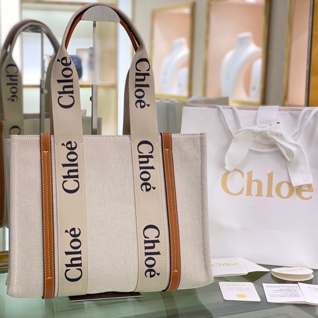 chleo Woody tote bag Medium Size - Bag - Gorchic - $125.99