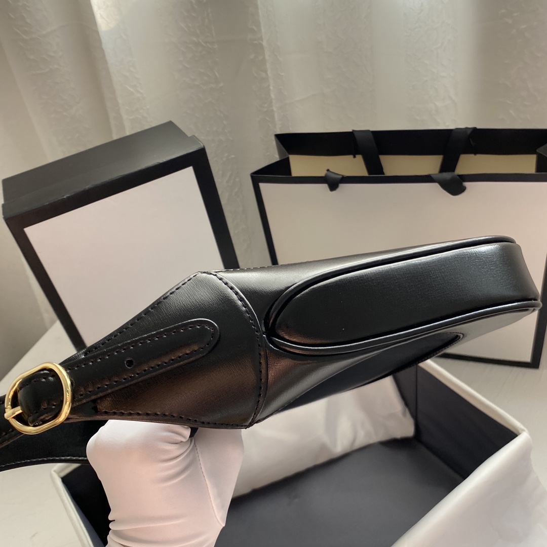 Double-G Jackie 1961 small shoulder bag-Black - Bag - Gorchic - $124.99