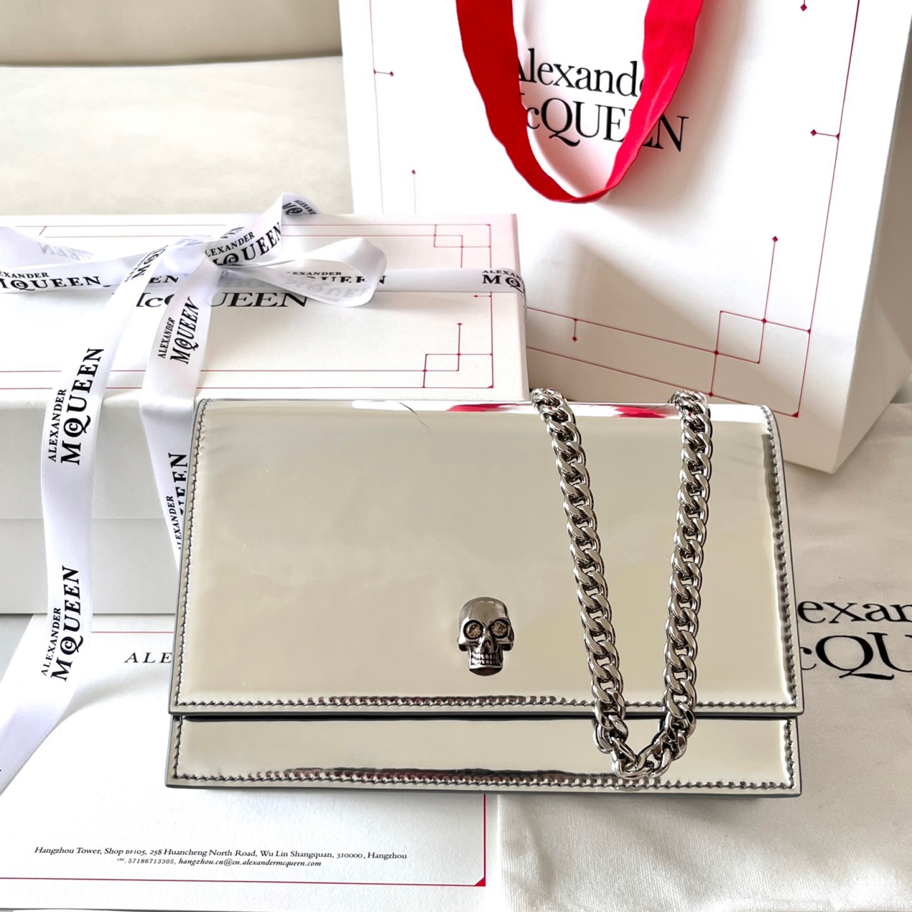 Alexander McQueen Sliver Cross-body Bags - Bag - Gorchic - $297.99