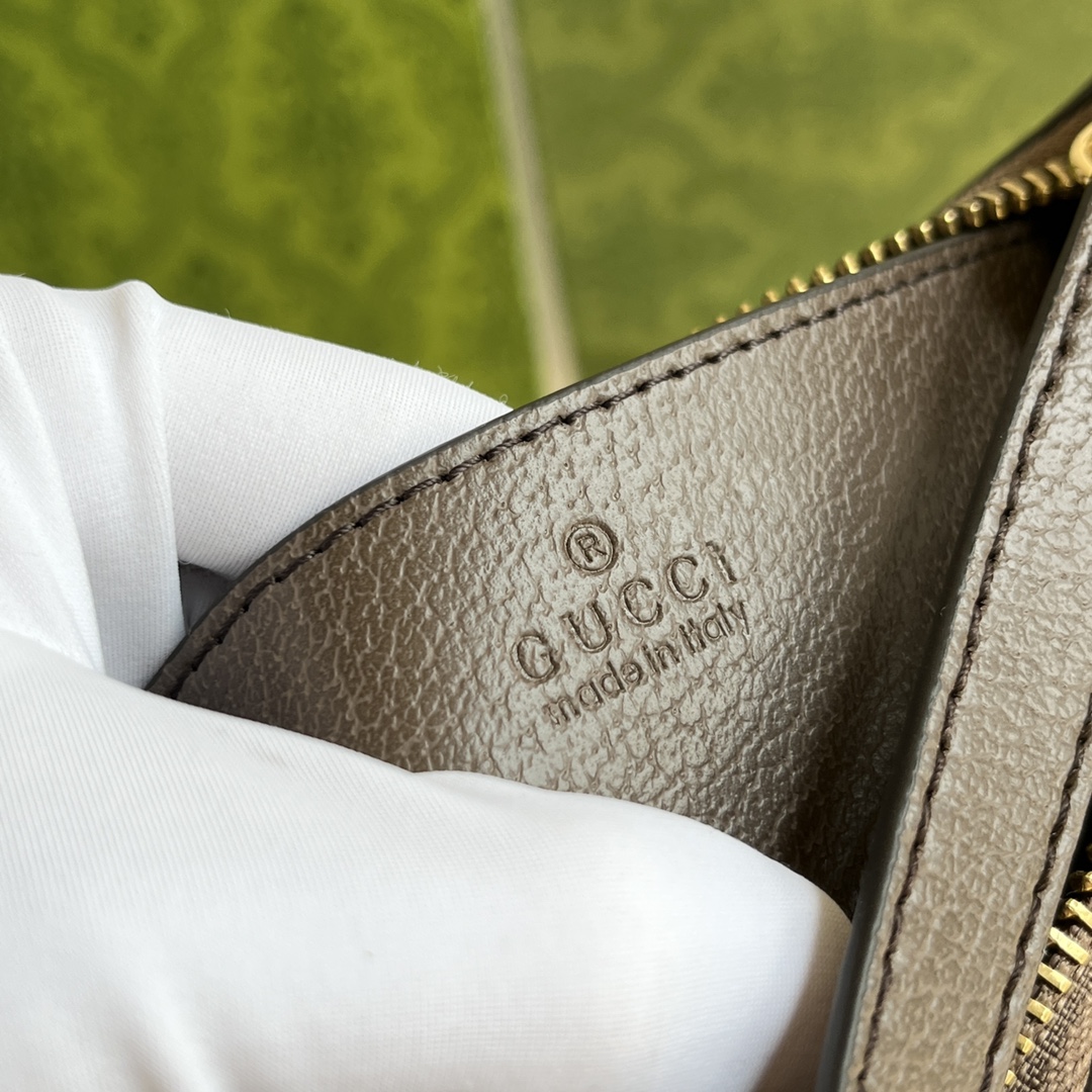 Double-G Ophidia Collection Small Handbag - Beige And Dark Brown Bag - Gorchic - $121.99