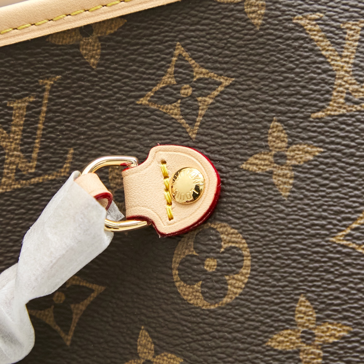 Designer Monogram Neverfull Bandoulière Inside Out MM Size Jaune Safran Bag - Gorchic - $139.99
