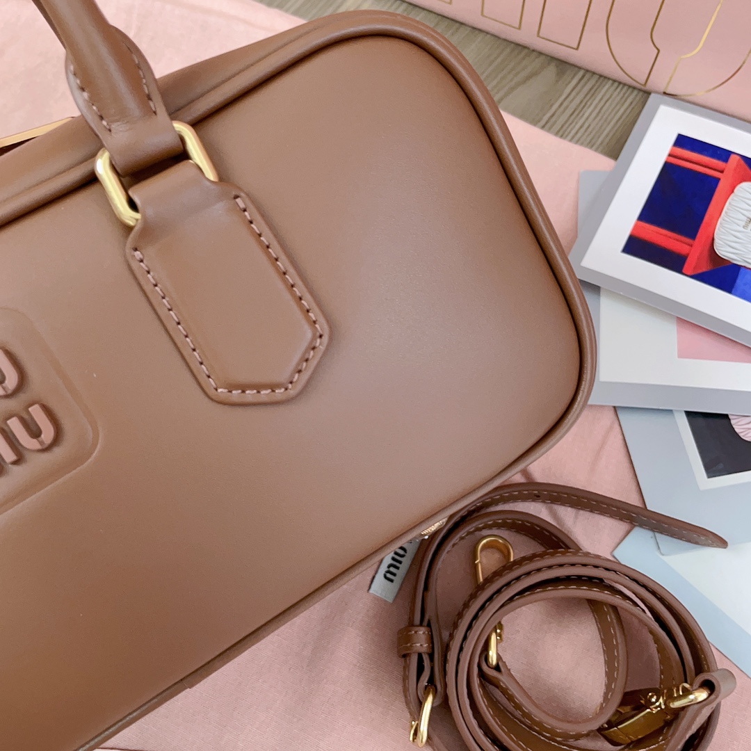 MU New Bowling Bag - Brown Bag - Gorchic - $123.99