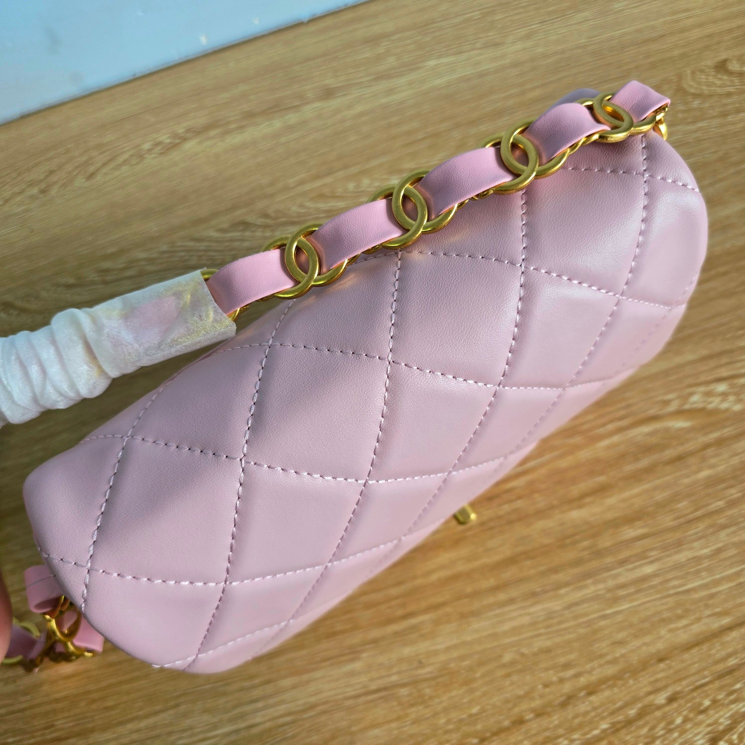 CC Inspired New 24K Large Underarm Bag - Pink Bag - Gorchic - $141.99