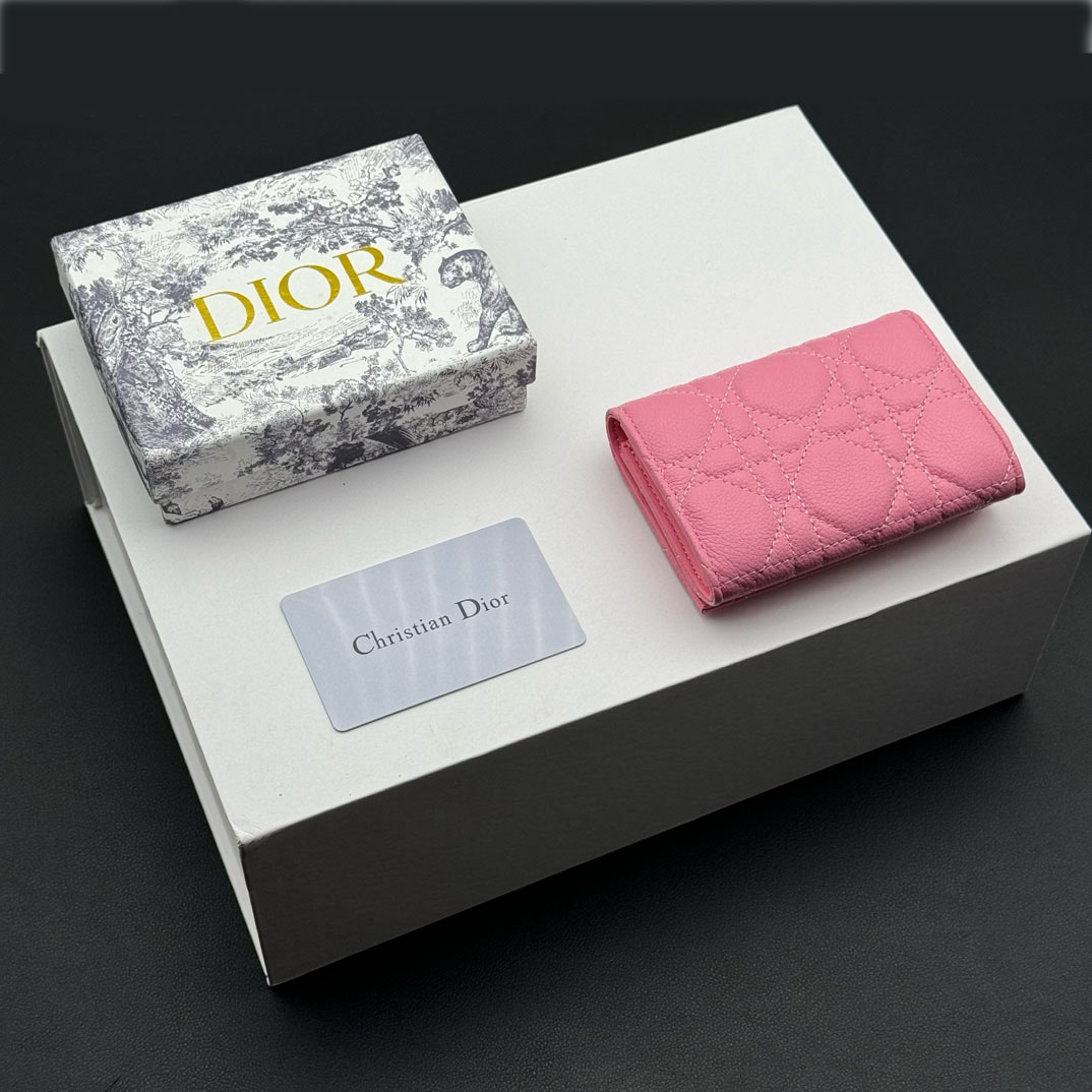 D Inspired Caro Montaigne Glycine Wallet-Pink Leather Wallet - Gorchic - $55.99