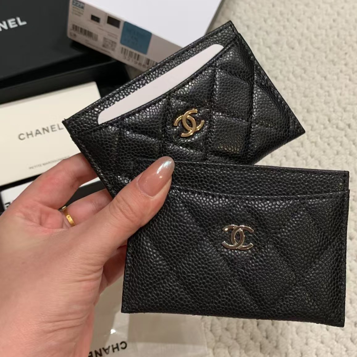 CC Inspired Classic Flat Card Holder Wallet - Gorchic - $70.99