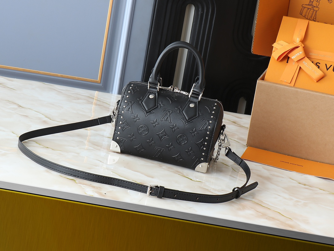 Designer Monogram Speedy Trunk 20 Black Monogram - Bag - Gorchic - $132.99