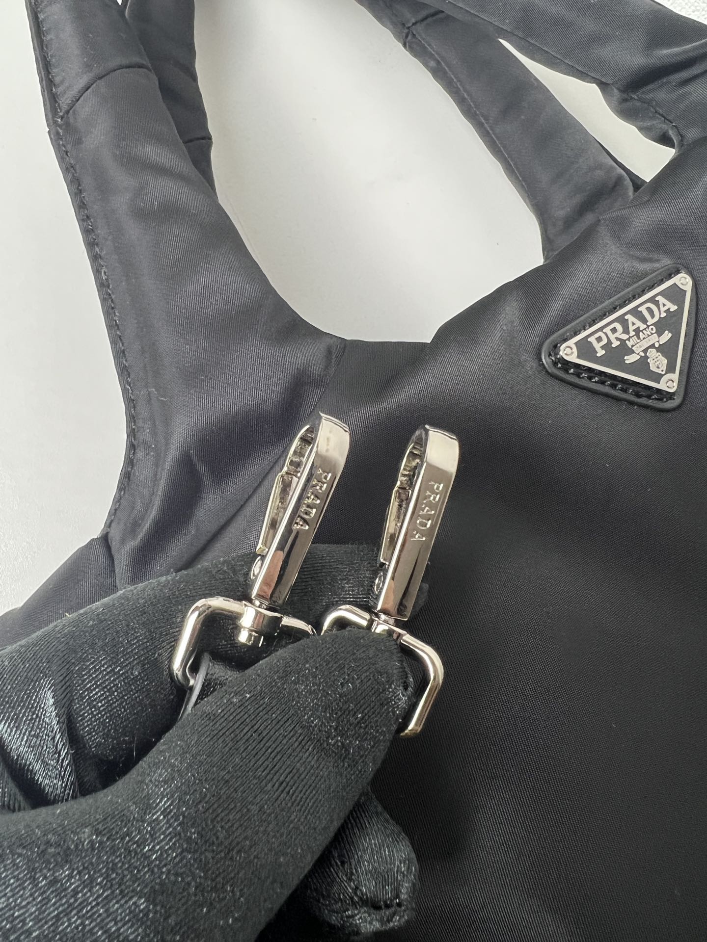 Saffiano texture Nylon Cotton Large Tote Bag - Gorchic - $136.99