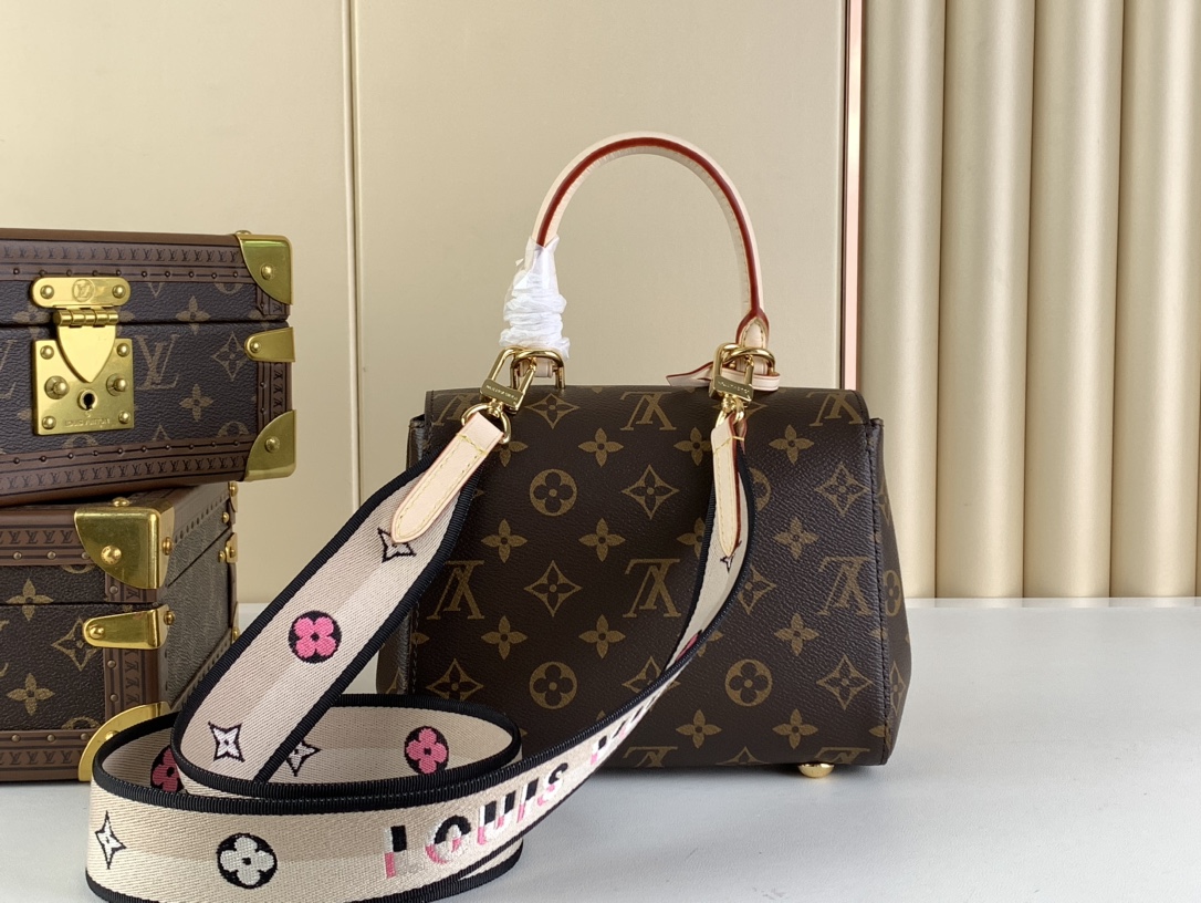 Designer Monogram Cluny Mini Monogram Canvas Tote Bag - Gorchic - $128.99