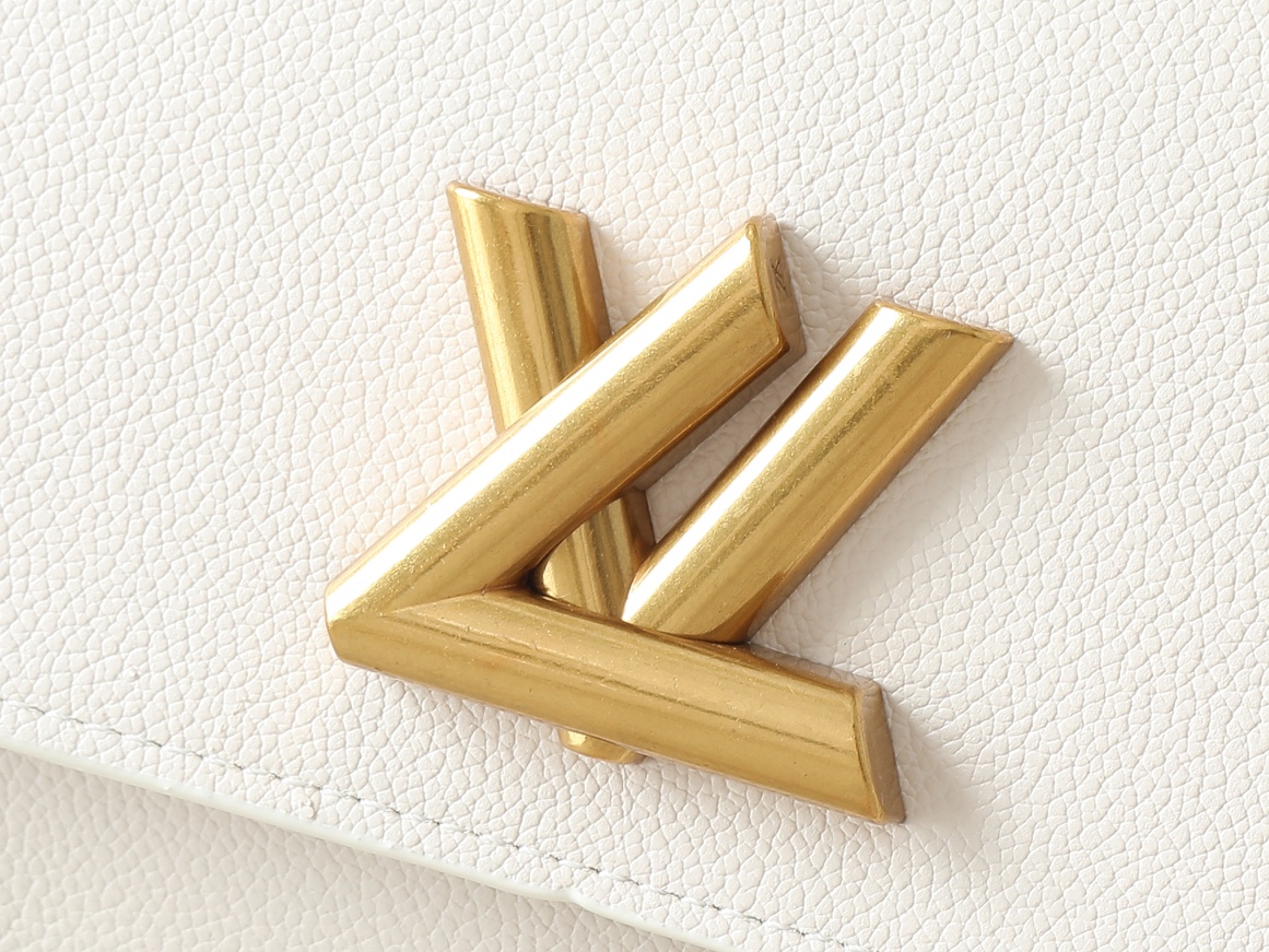 Designer Monogram Twist White Bag - Gorchic - $157.99