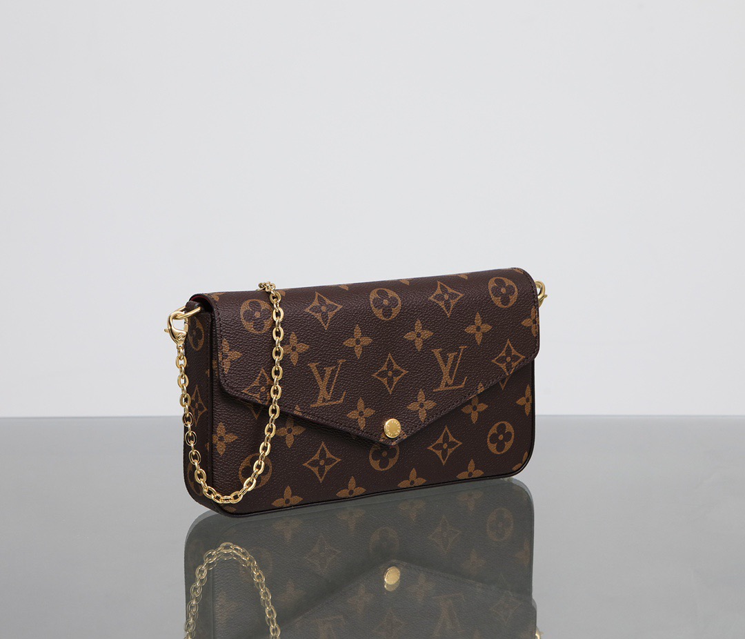Designer Monogram  Félicie Pochette Bag - Gorchic - $77.99
