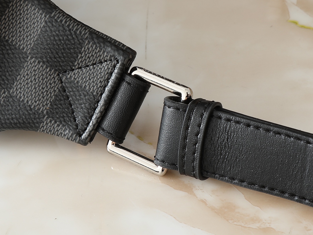 Designer Monogram Campus Bumbag Belt Bag in Black Tessellations - Bag - Gorchic - $123.99