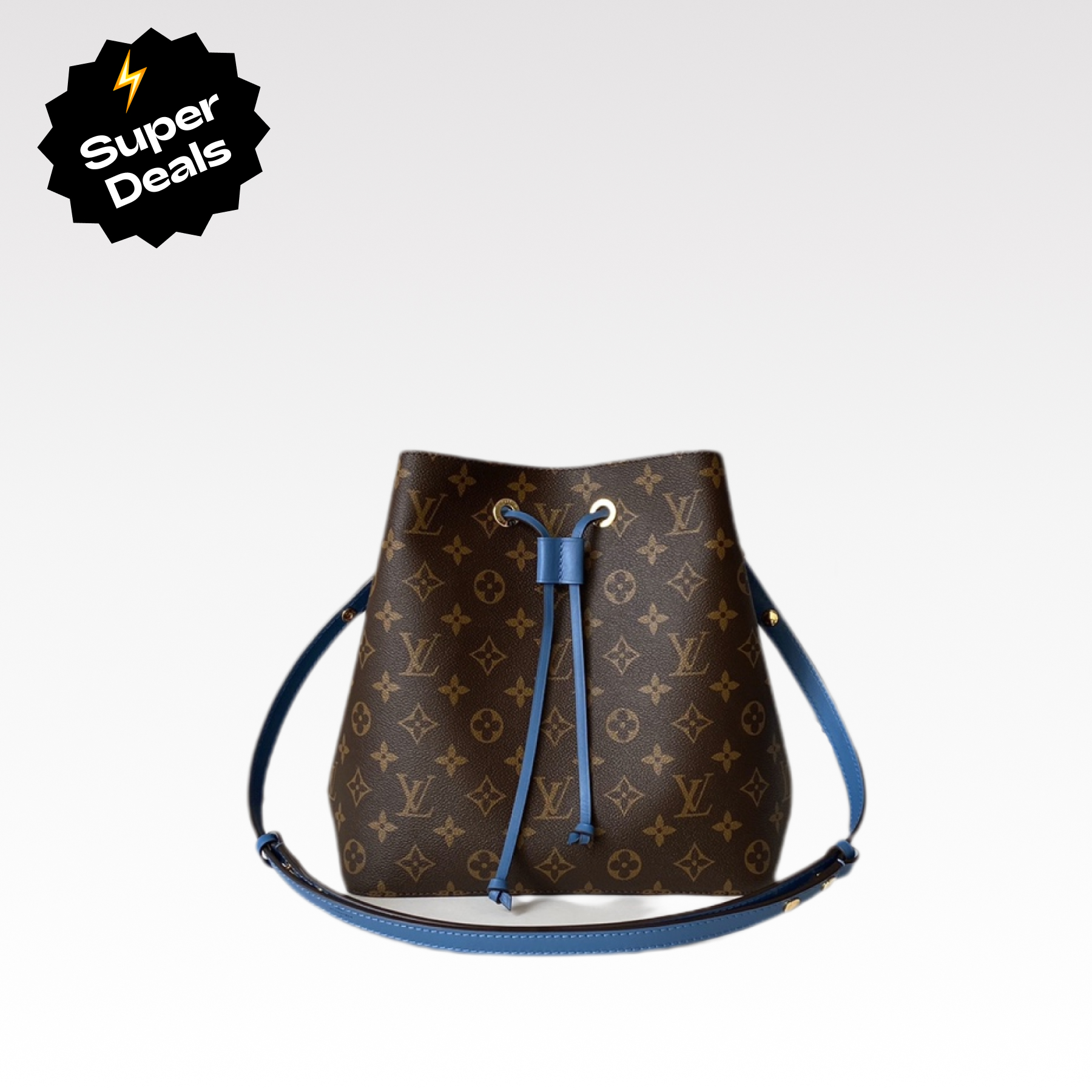 Designer Monogram  NeoNoe MM Bucket Bag - Gorchic - $110.99