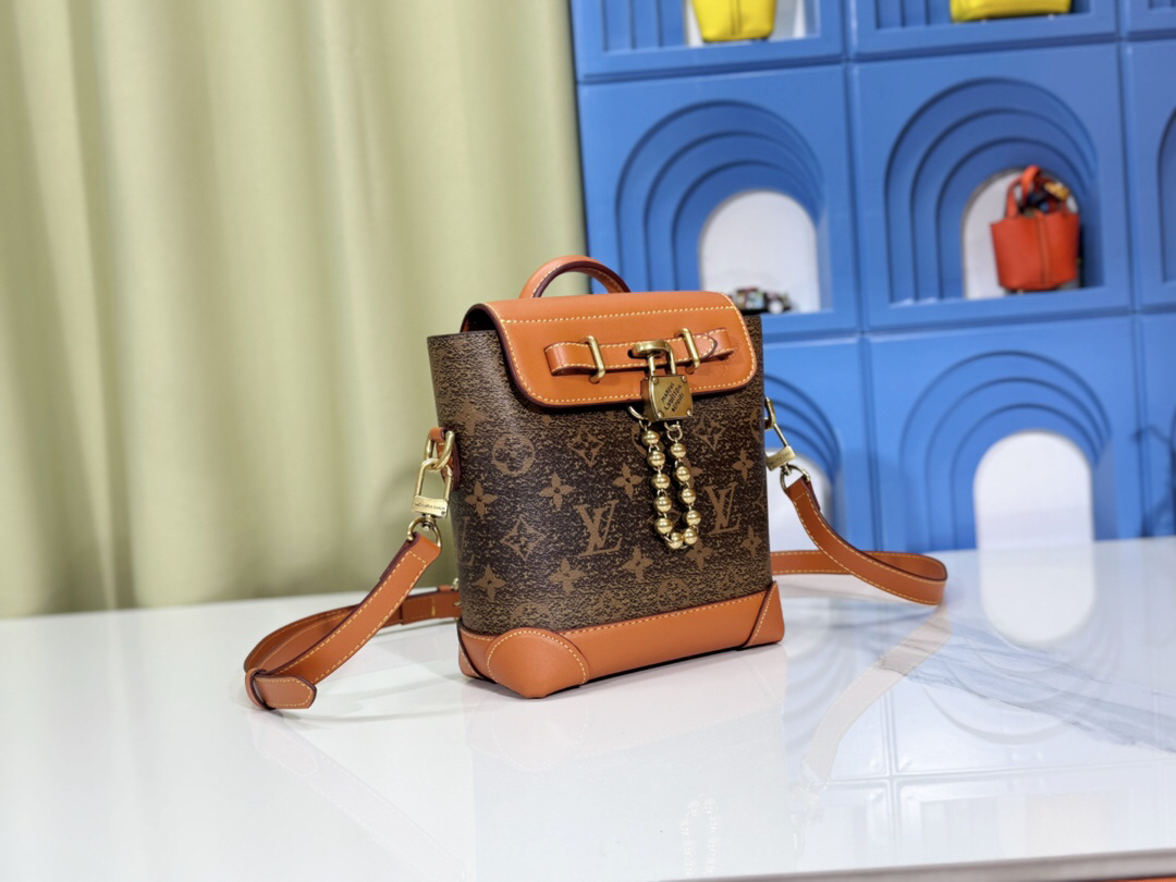 Designer Monogram Steamer Crossbody Monogram canvas  Bag - Gorchic - $117.99