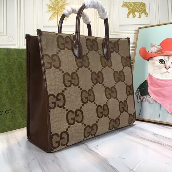 Double-G Branded Shoulder Bag Jumbo GG Tote Bag - Gorchic - $135.99