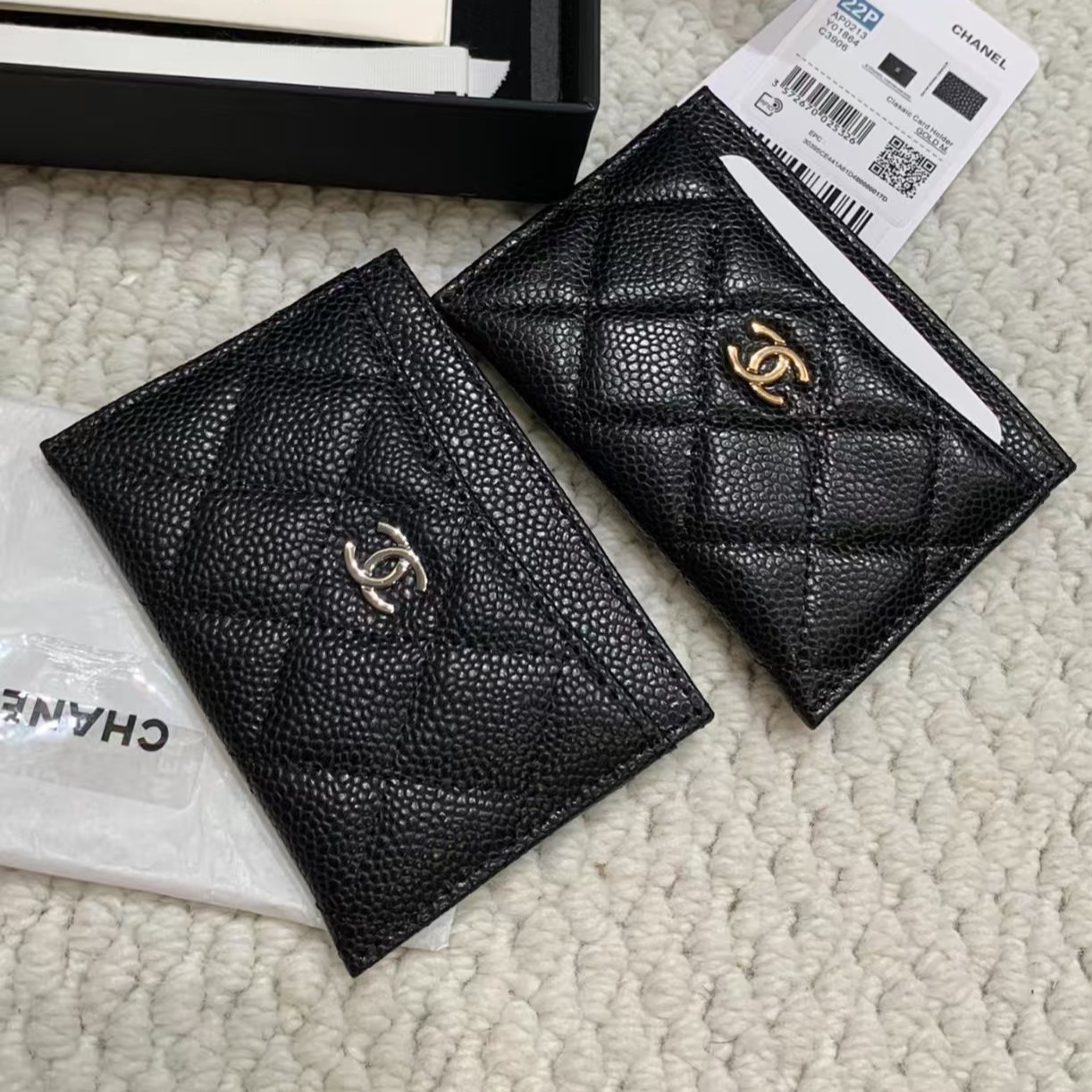 CC Inspired Classic Flat Card Holder Wallet - Gorchic - $70.99