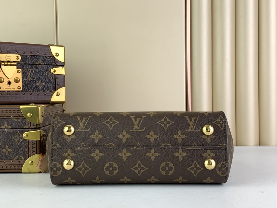 Designer Monogram Cluny BB Monogram Canvas Tote Bag - Gorchic - $132.99