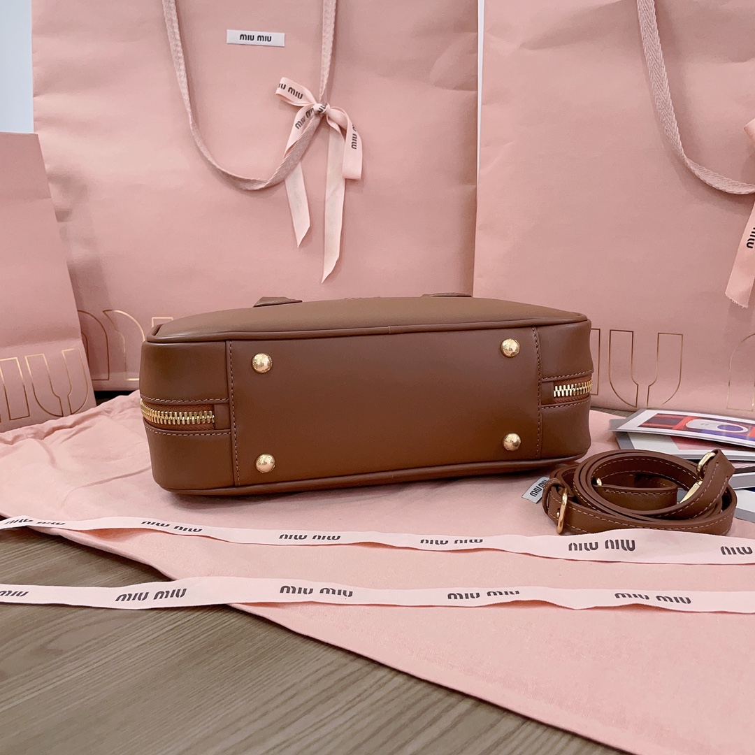 MU New Bowling Bag - Brown Bag - Gorchic - $123.99