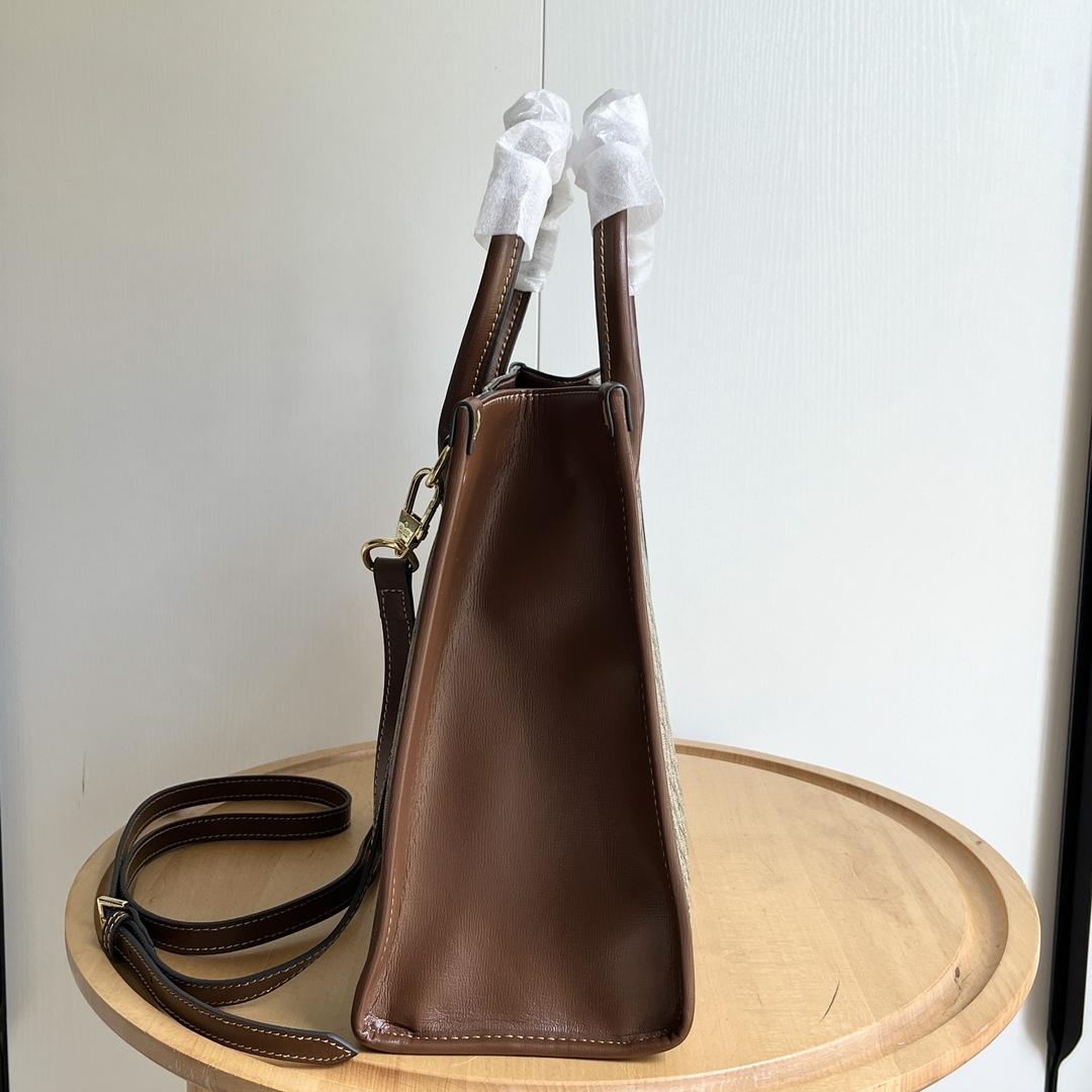 Double-G Retro Shopper - Khaki Bag - Gorchic - $135.99