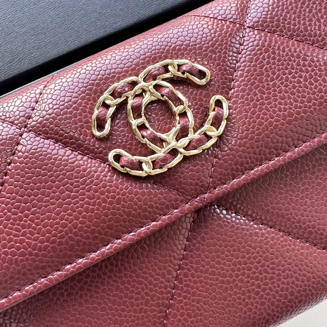 CC Inspired Chain Shoulder Crossbody Small Bag - Burgundy Bag - Gorchic - $109.99