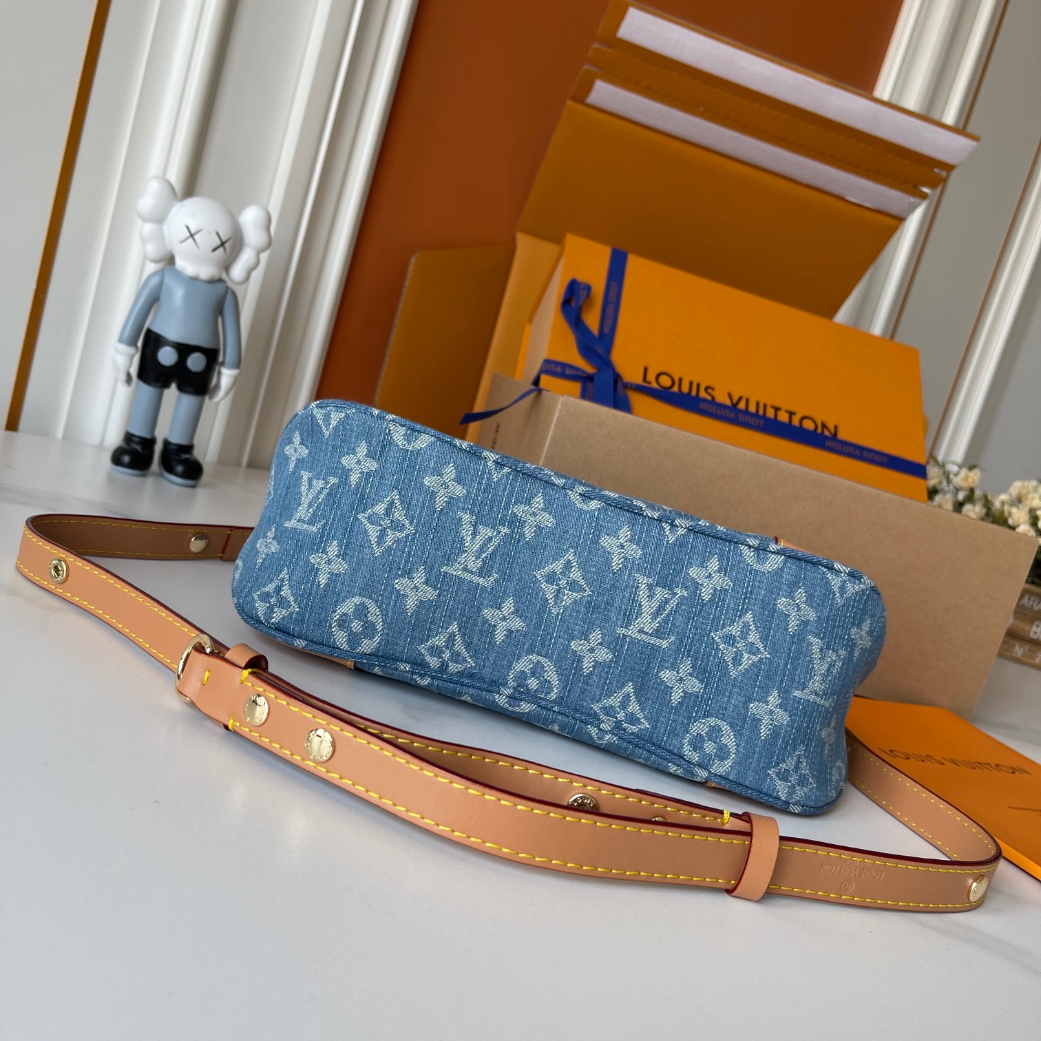 Designer Monogram Boulogne PM Denim - Bag - Gorchic - $116.99