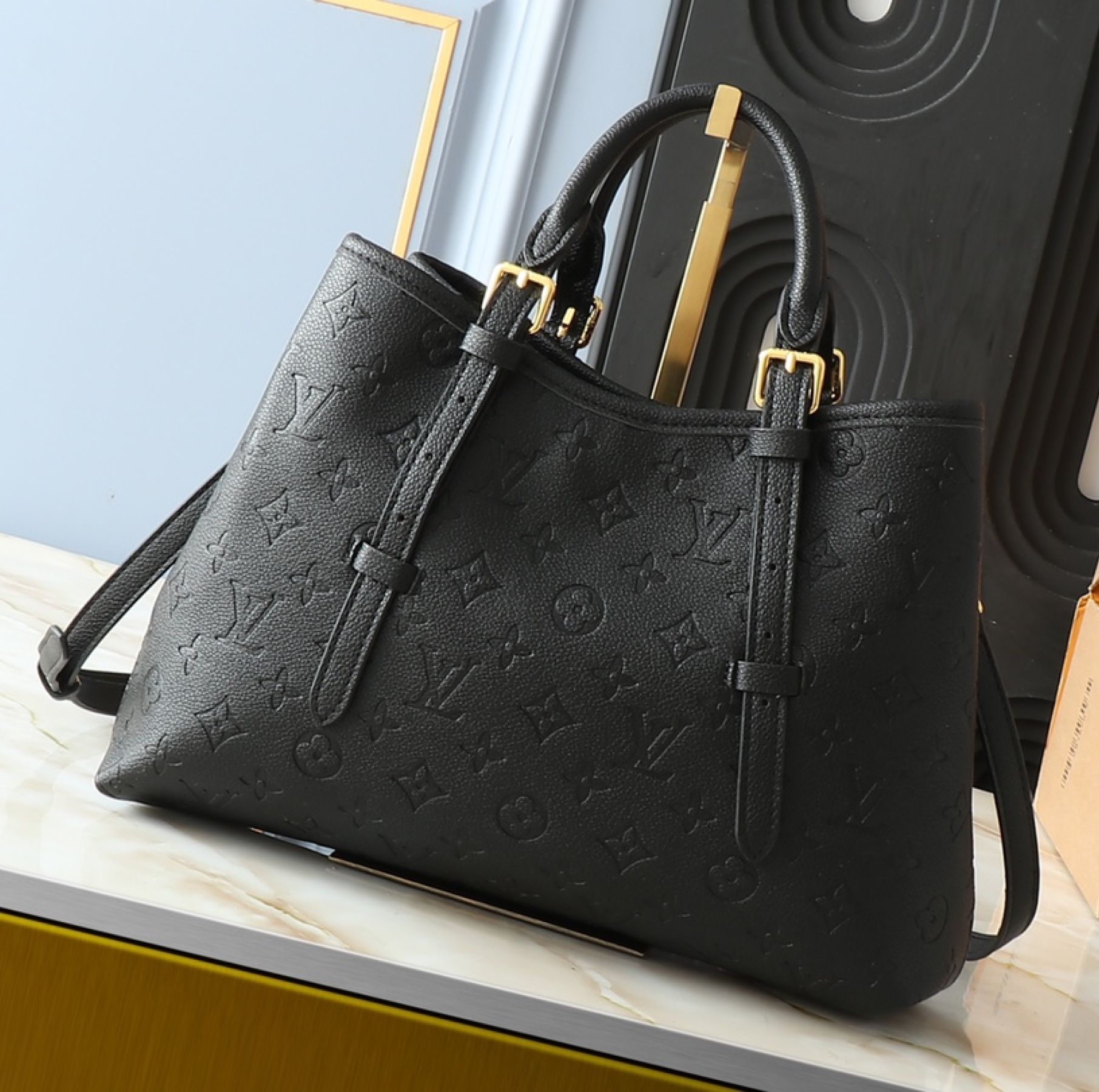 Designer Monogram Babylone Tote GM - Black Bag - Gorchic - $144.99