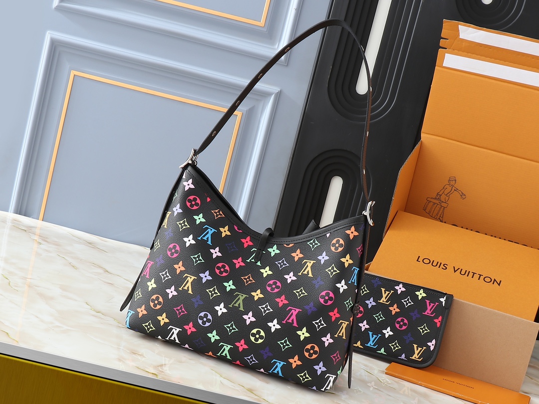 Designer Monogram x Murakami  x TM CarryAll PM Black Bag - Gorchic - $119.99