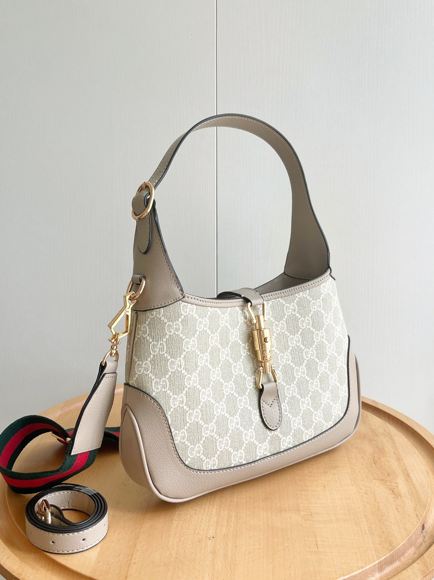 Double-G Jackie 1961 Small GG And Leather Bag - Gorchic - $124.99