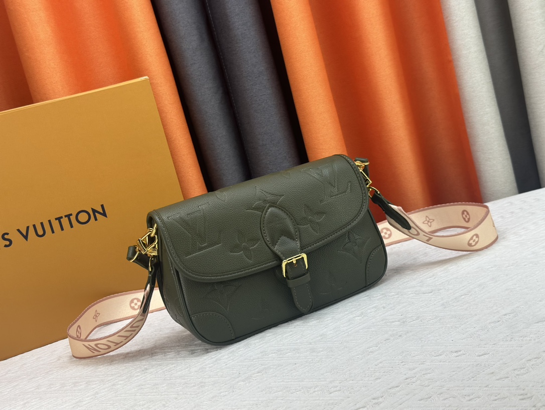 Designer Monogram  Diane Bag in Green - Bag - Gorchic - $124.99