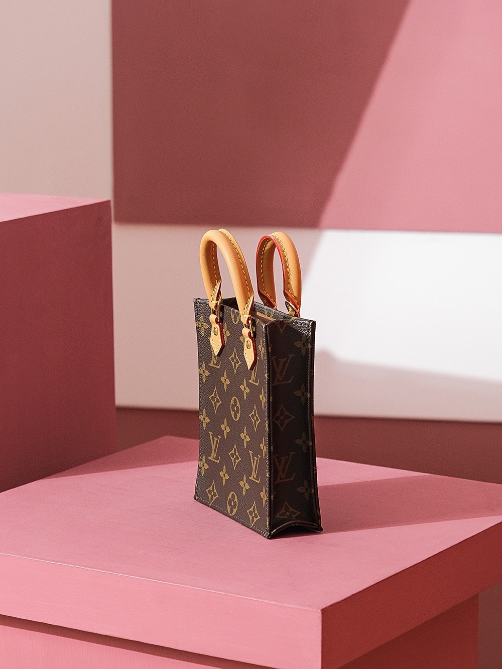 Designer Monogram Petit Sac Plat Bag - Gorchic - $113.99