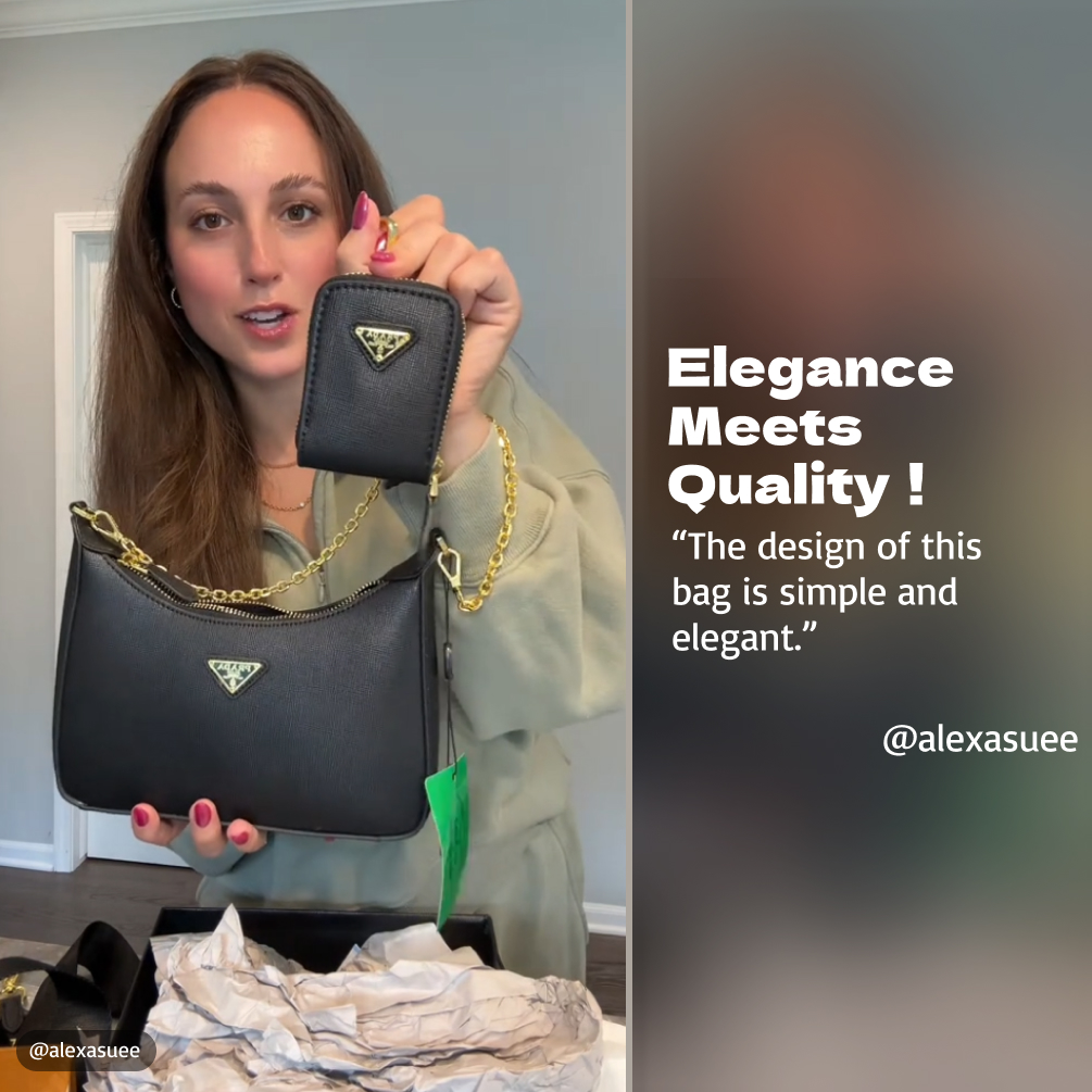 Saffiano texture Re-Edition 2005 Saffiano Leather Bag - Gorchic - $103.99