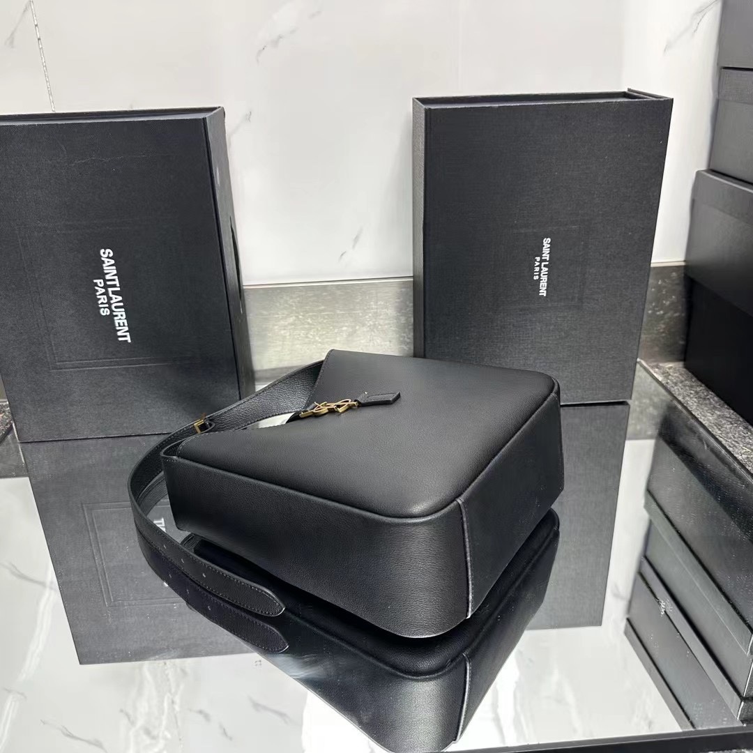 Lady Designer Supple Small leather shoulder bag-Black - Bag - Gorchic - $146.99