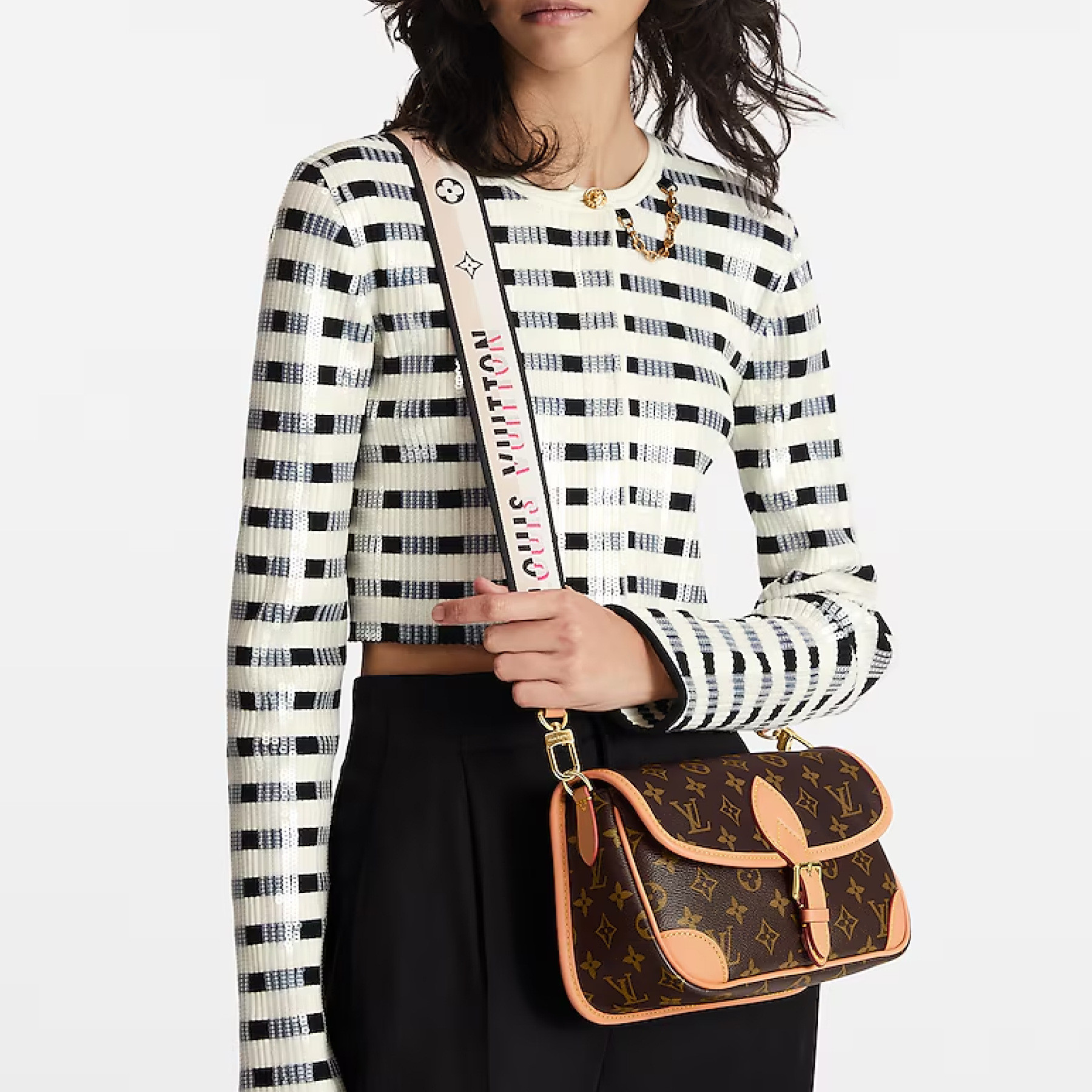 Designer Monogram Diane NM Handbag Monogram Canvas - Bag - Gorchic - $124.99