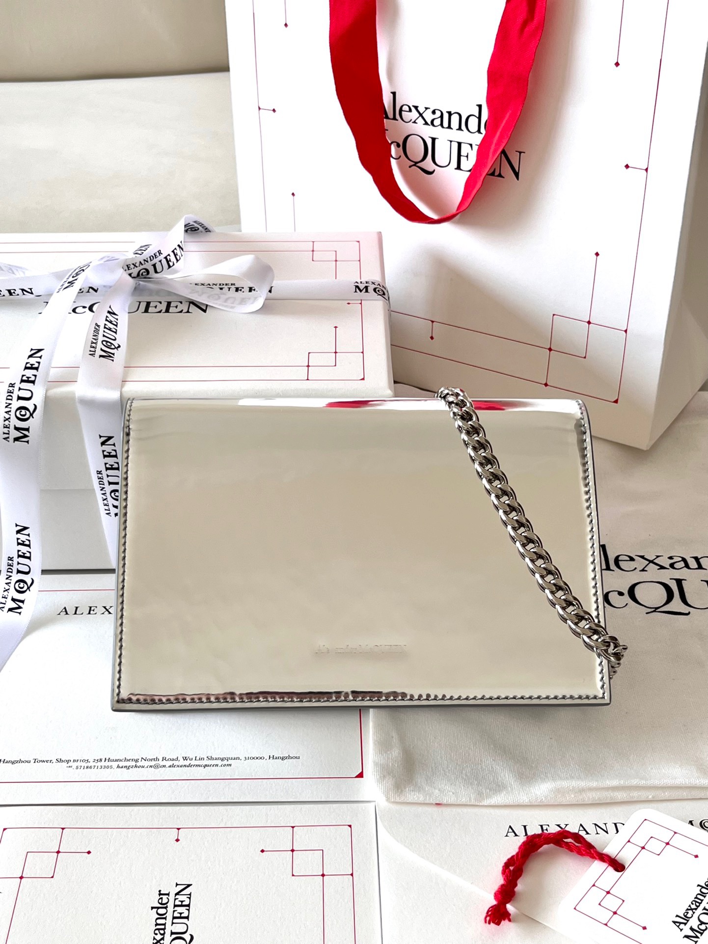 Alexander McQueen Sliver Cross-body Bags - Bag - Gorchic - $297.99