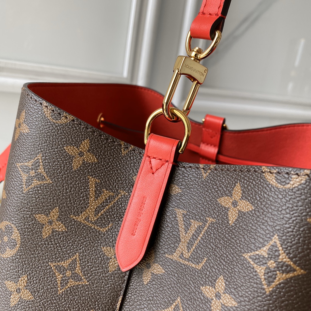 Designer Monogram  NeoNoe MM Bucket Bag - Gorchic - $110.99