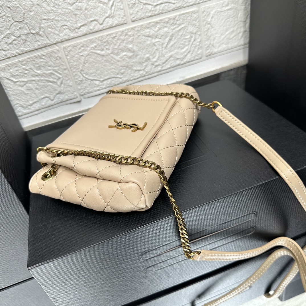 Lady Designer Calfskin Quilted Monogram Mini Nolita Crema Soft - Bag - Gorchic - $122.99