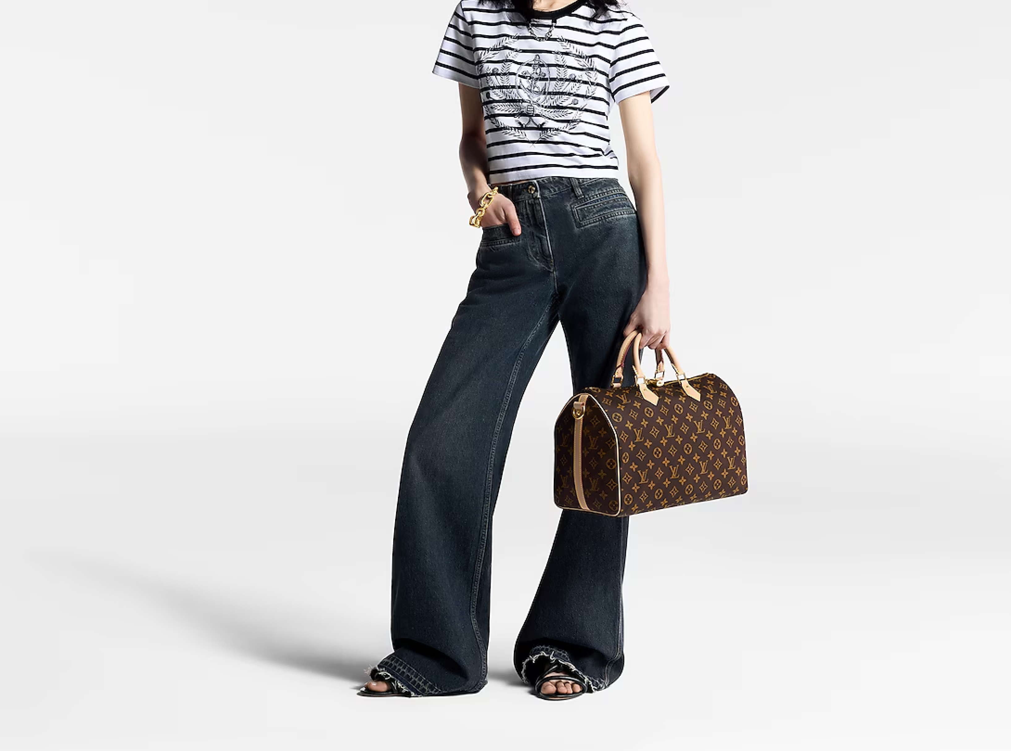 Designer Monogram Speedy Bandoulière 35 - Bag - Gorchic - $129.99