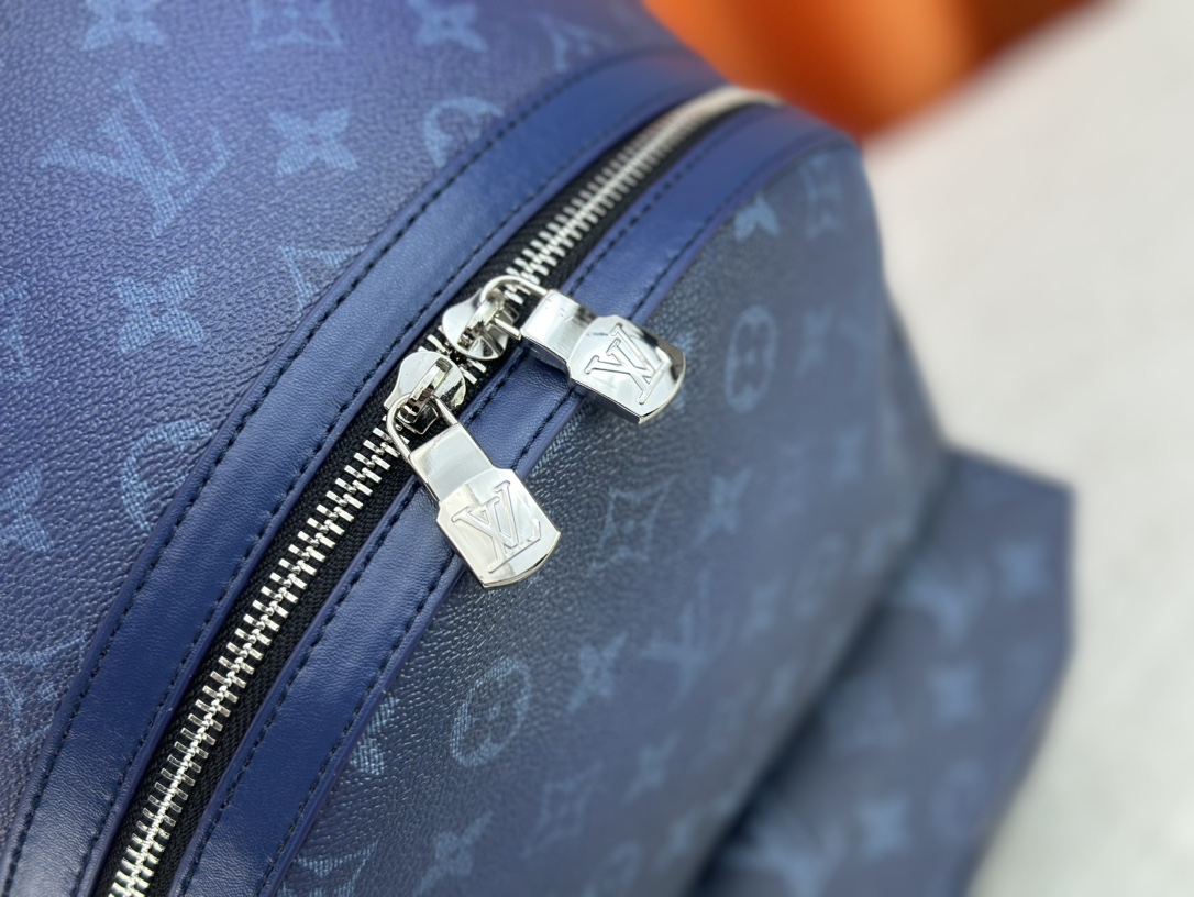 Designer Monogram  Discovery Backpack Navy Blue - Bag - Gorchic - $158.99