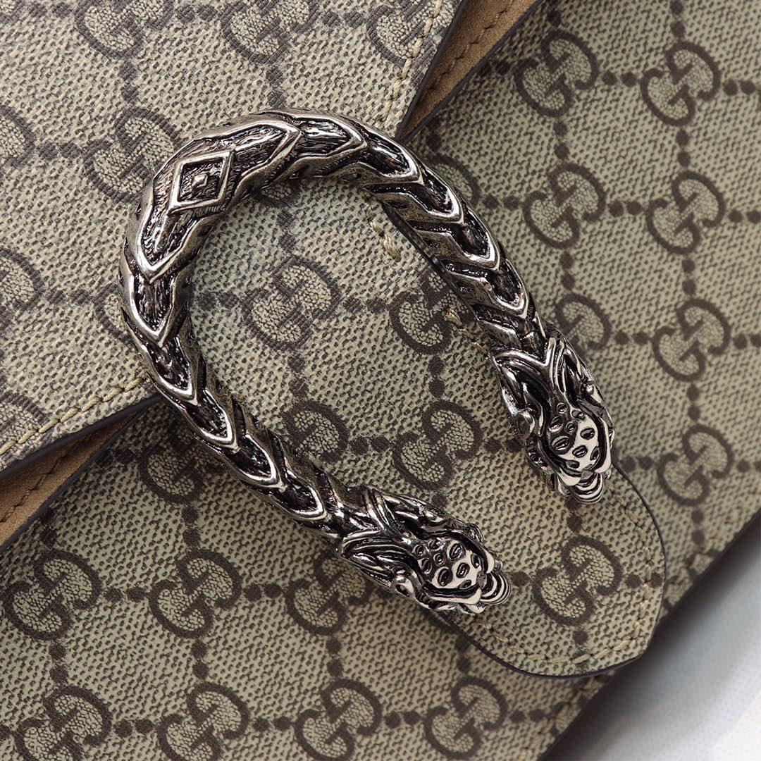 Double-G DIONYSUS GG Shoulder Bag With Beige - Bag - Gorchic - $106.99