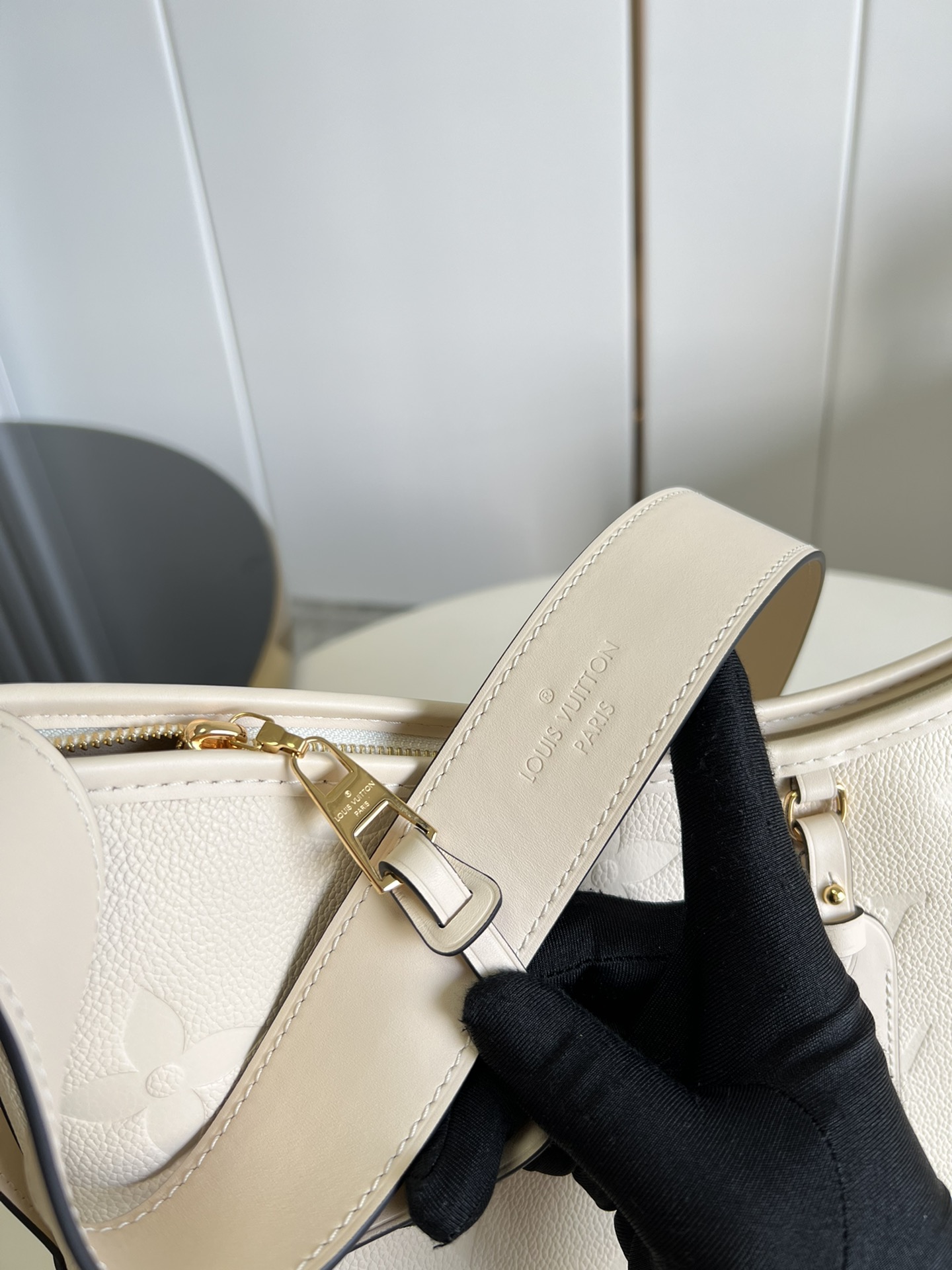 Designer Monogram  CarryAll MM - White Bag - Gorchic - $118.99