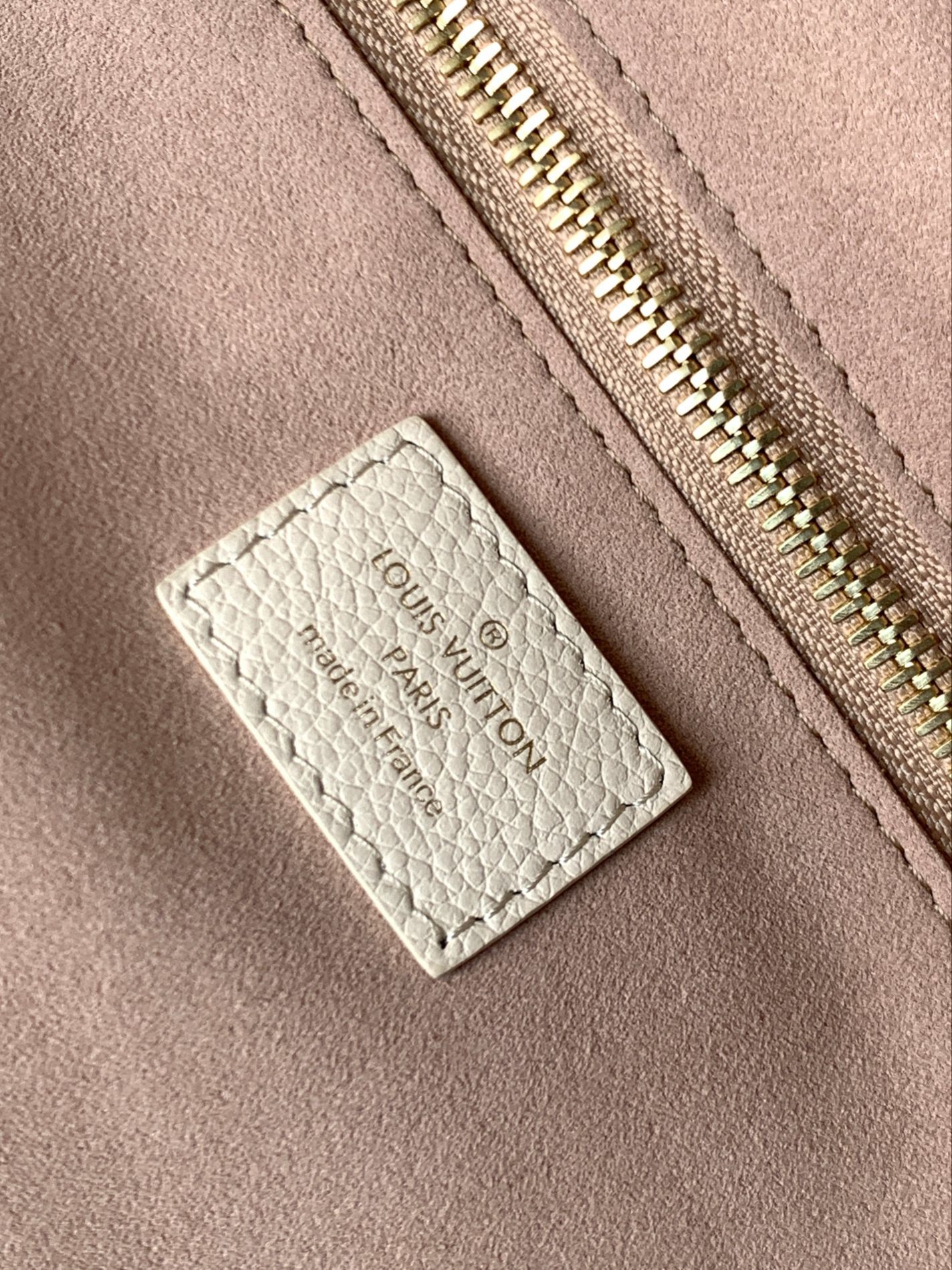 Designer Monogram Neverfull Pink and White Embossed Medium Shopping Bag - Gorchic - $124.99