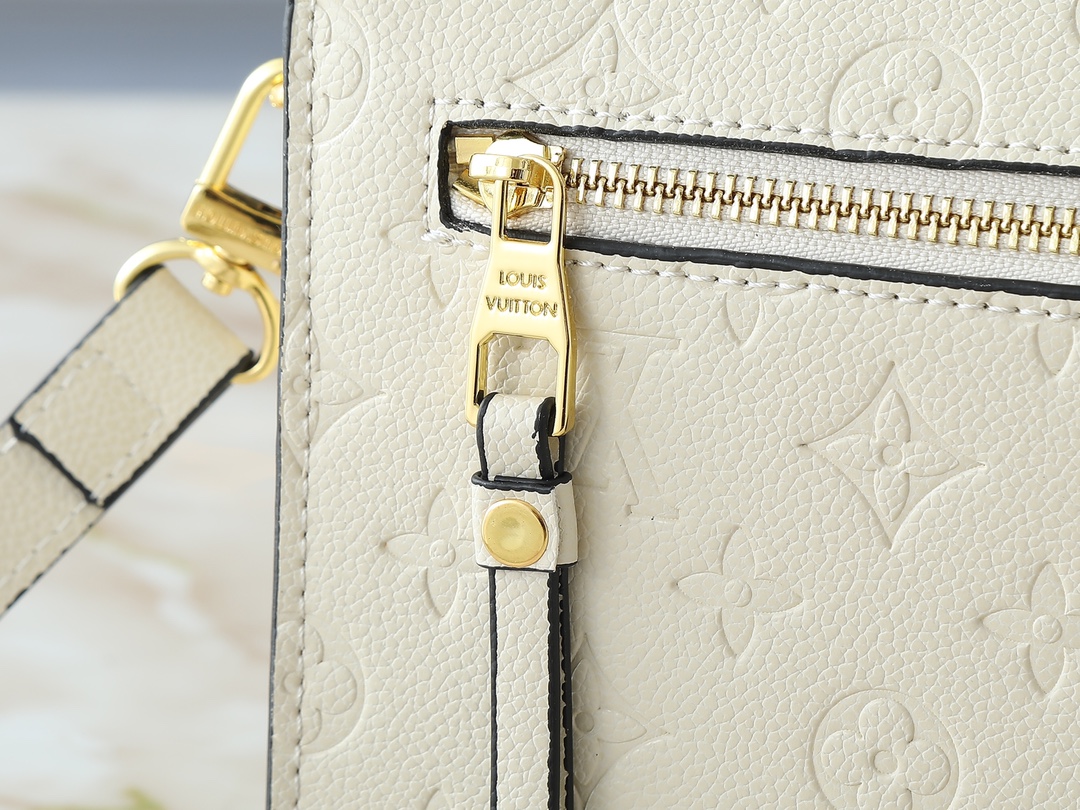 Designer LV x TM Embossed Flower Handbag - White - Gorchic - $124.99