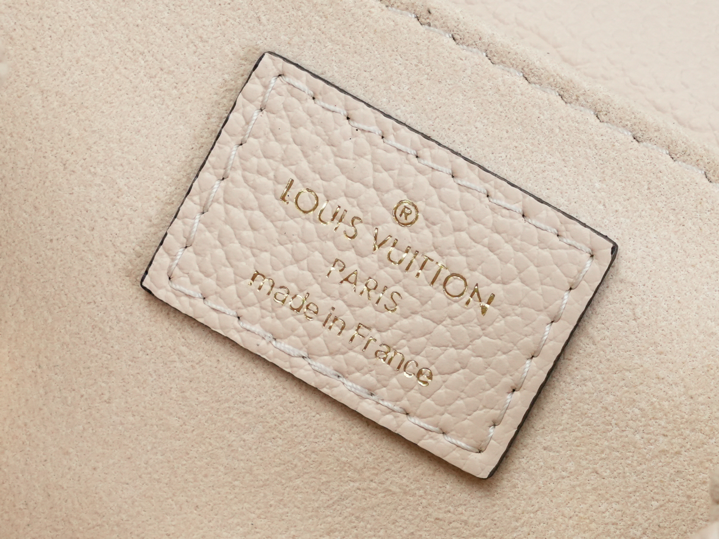 Designer Pochette Métis East West Embossed Soft Grain Cowhide - Crème Beige - Gorchic - $116.99