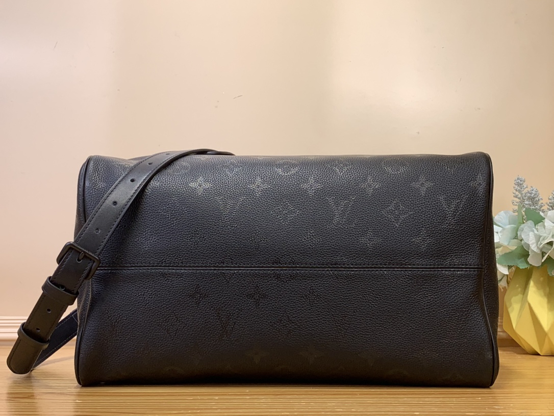 [TOP]Designer Speedy P9 Bandoulière 40  Ultra Black - Bag - Gorchic - $713.99