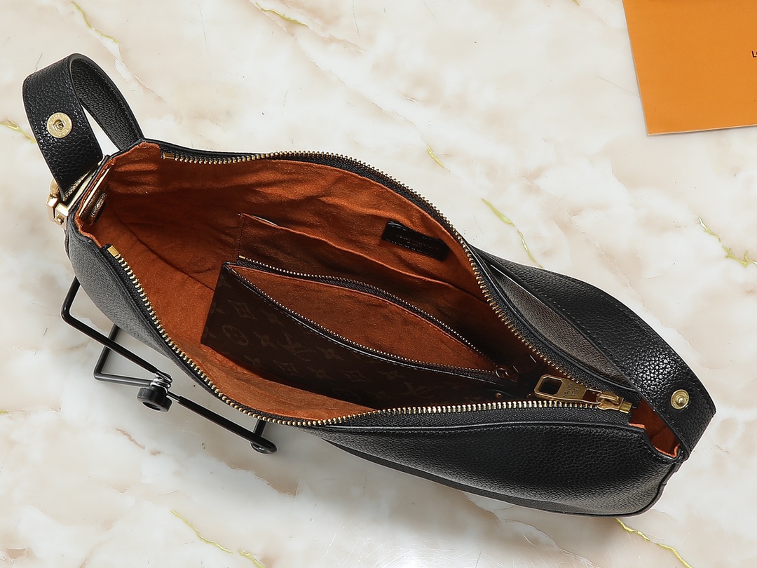 Designer Low Key Cookie MM Calfskin - Black - Gorchic - $126.99