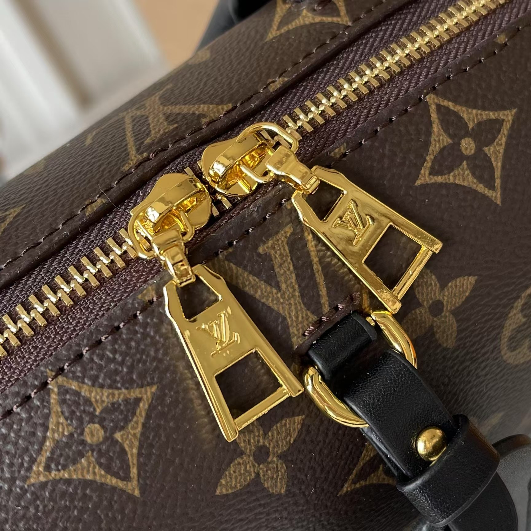 Designer Monogram Petite Malle Souple - Black - Gorchic - $118.99